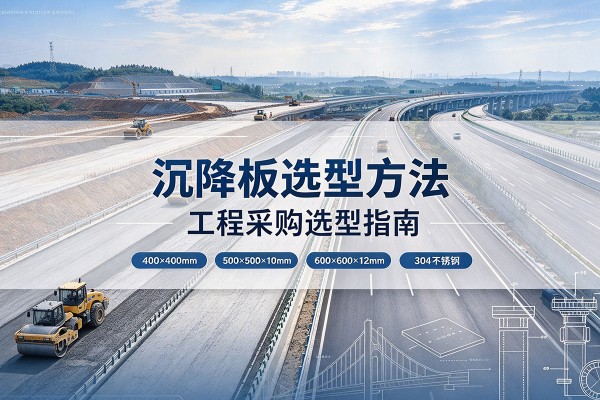 桂林沉降板选择方法