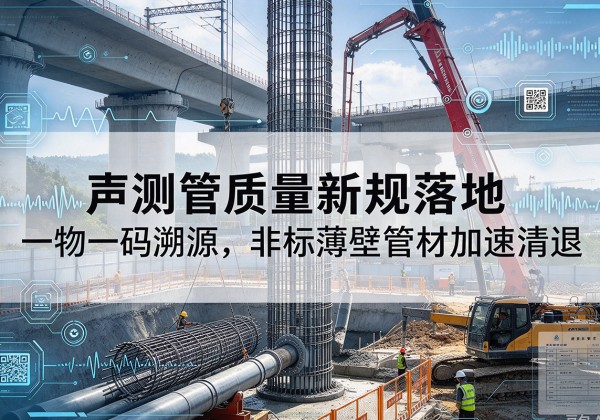 桂林声测管质量新规落地，一物一码溯源，非标薄壁管材加速清退